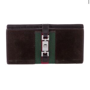 Gucci Continental Suede Wallet